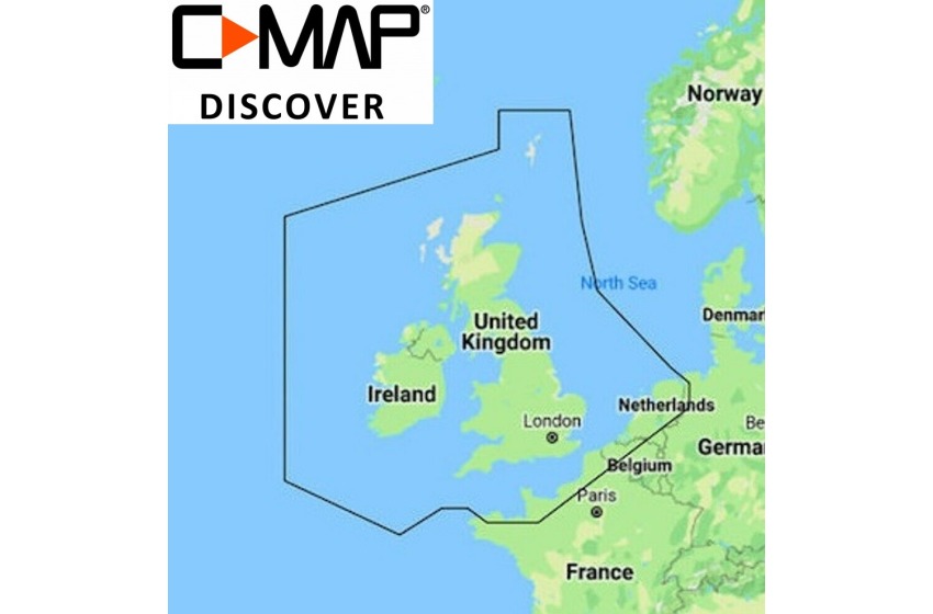 C Map Discover Uk Ireland Chart Lowrance Simrad M Ew Y Ms